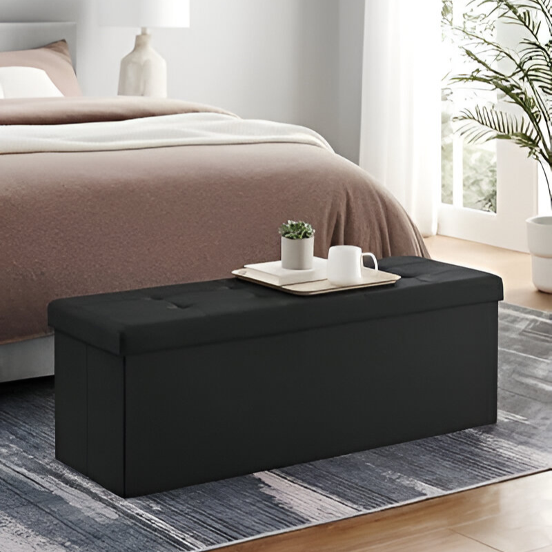 BRIAN & DANY Opvouwbare Ottomaanse opbergdoos, fluwelen voetenbank kubussen met deksel en houten poten, grijs, 38 x 38 x 38 cm BRIAN & DANY Opvouwbare Ottomaanse opbergdoos, fluwelen voetenbank kubussen met deksel en houten poten, grijs, 38 x 38 x 38 cm