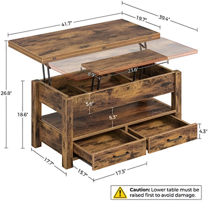 3-in-1 Hefbare Koffietafel